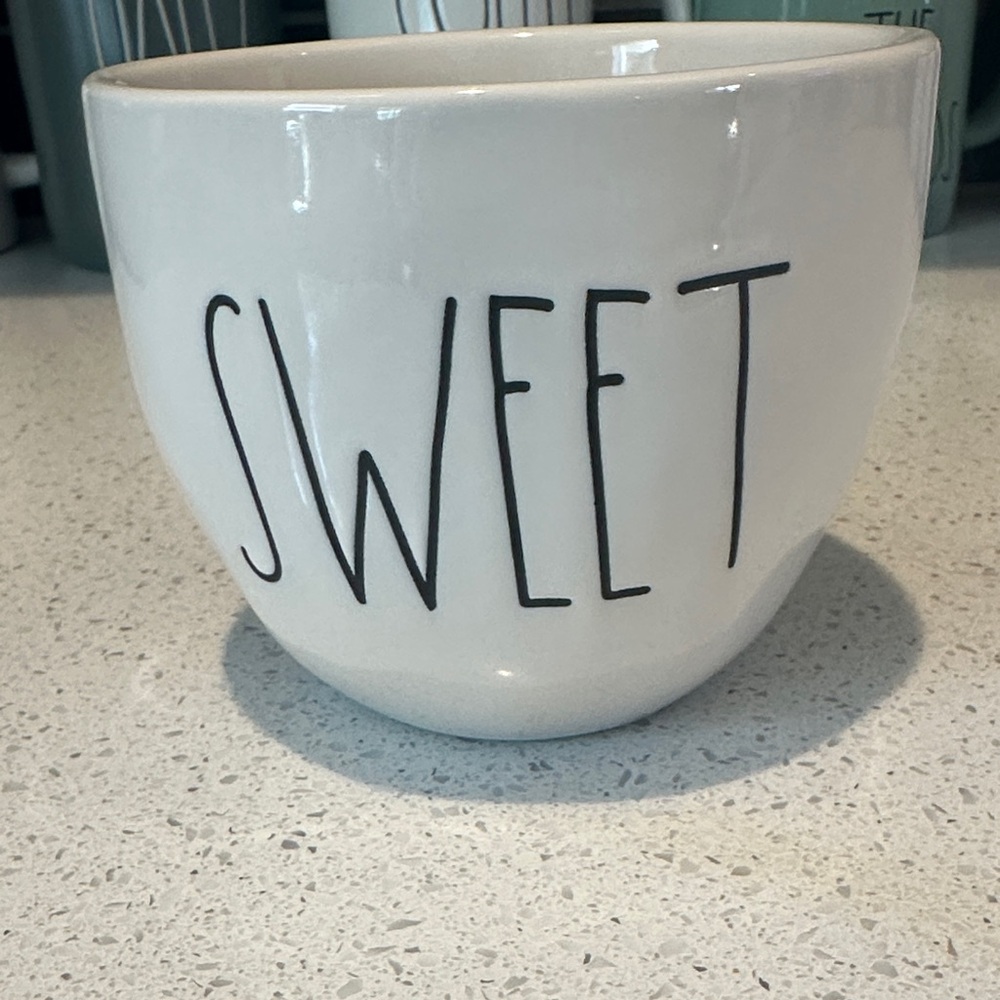 Rae Dunn Sweet White Ceramic Mug